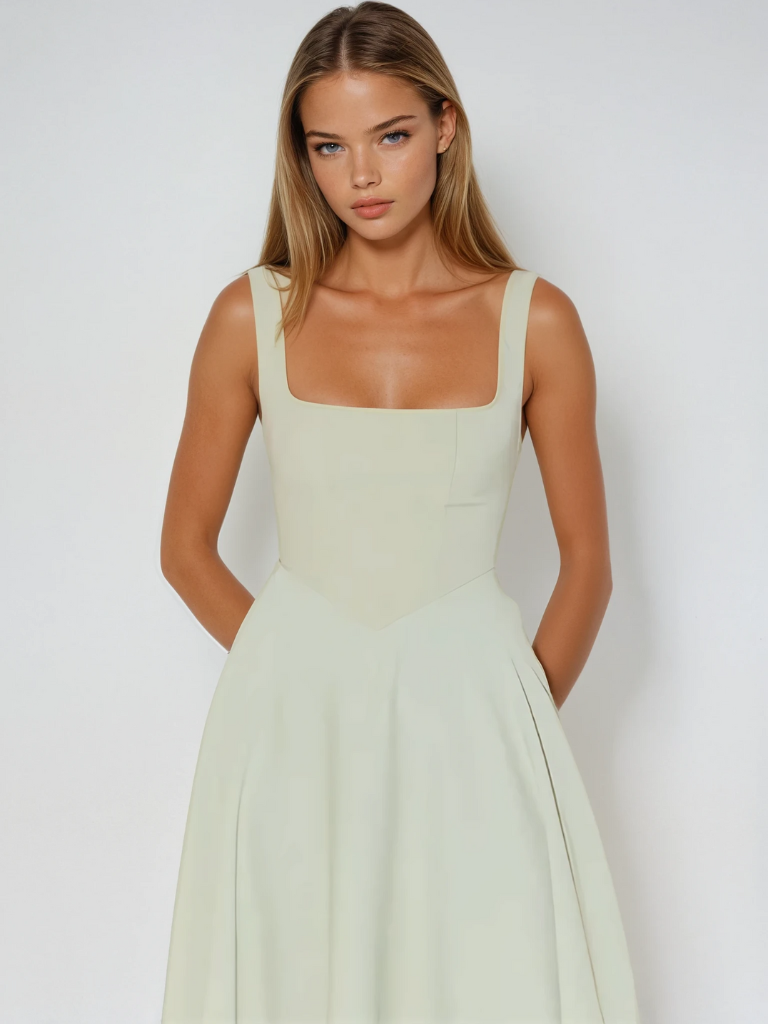 Greta | Elegantes Sommerkleid mit fließendem Schnitt