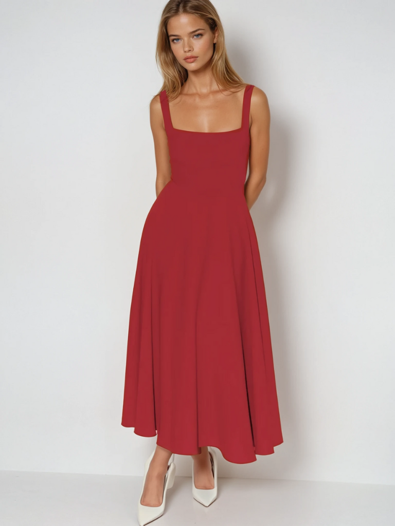 Greta | Elegantes Sommerkleid mit fließendem Schnitt