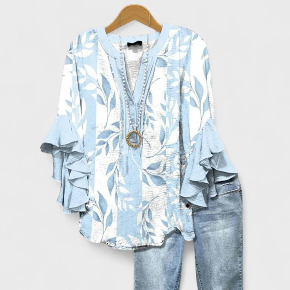 Sandra | Bluse mit eleganten Blumen