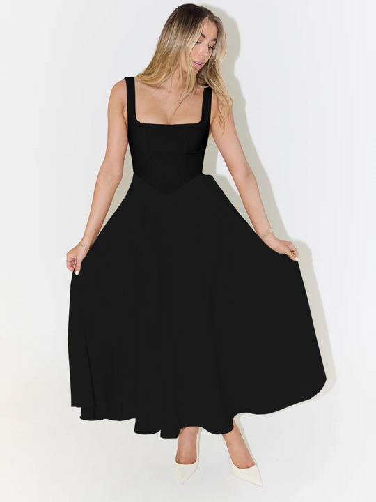 Greta | Elegantes Sommerkleid mit fließendem Schnitt