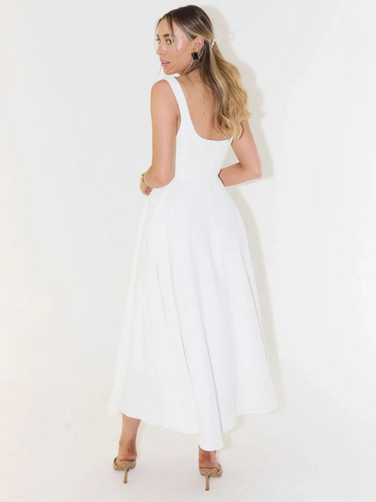 Greta | Elegantes Sommerkleid mit fließendem Schnitt