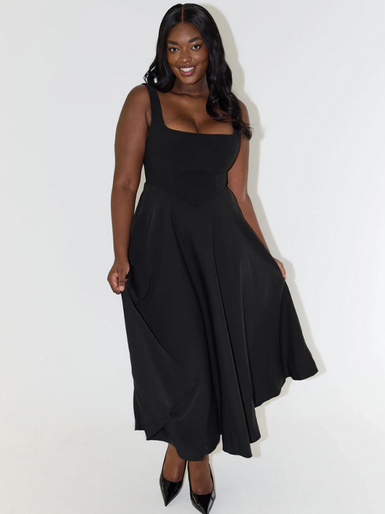 Greta | Elegantes Sommerkleid mit fließendem Schnitt