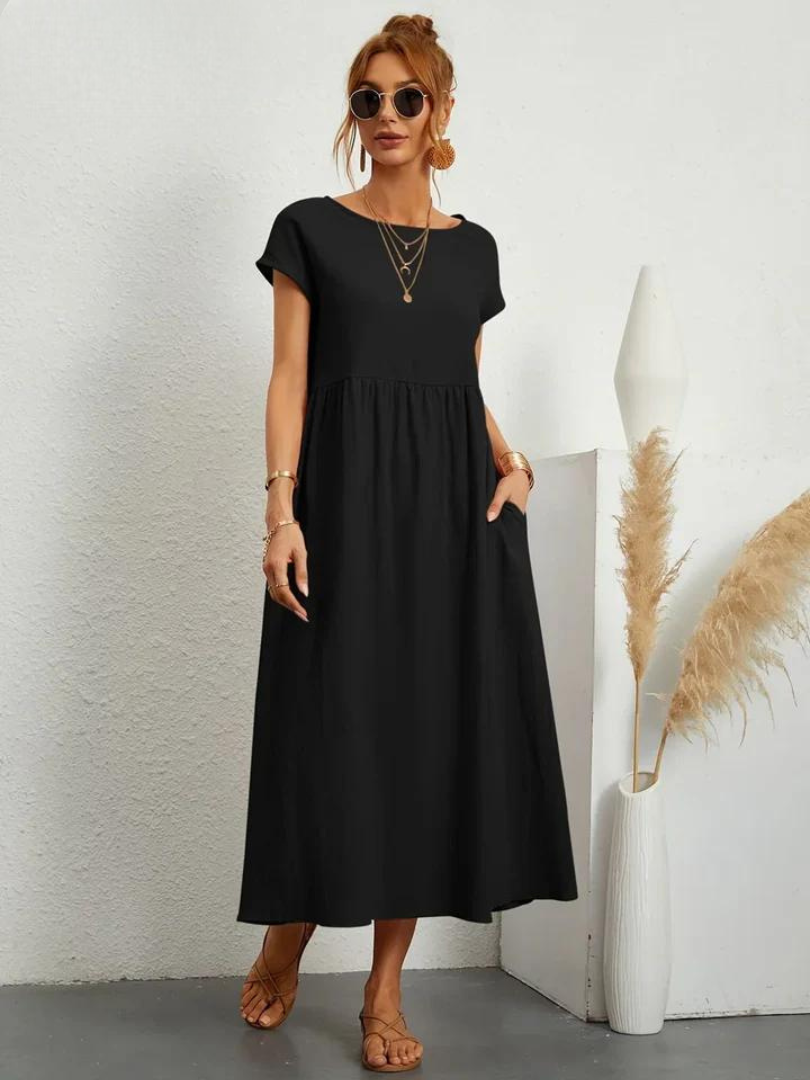 Petra | Luftiges Sommerkleid mit fließendem Design