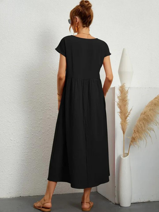 Petra | Luftiges Sommerkleid mit fließendem Design