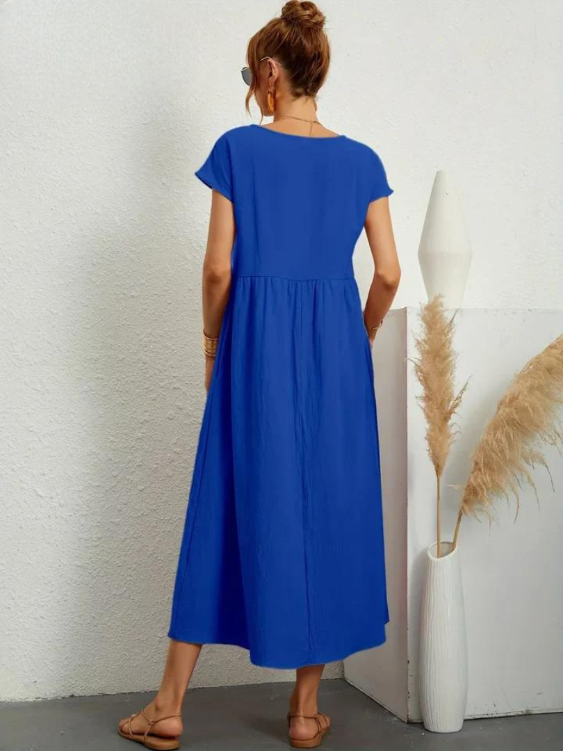 Petra | Luftiges Sommerkleid mit fließendem Design