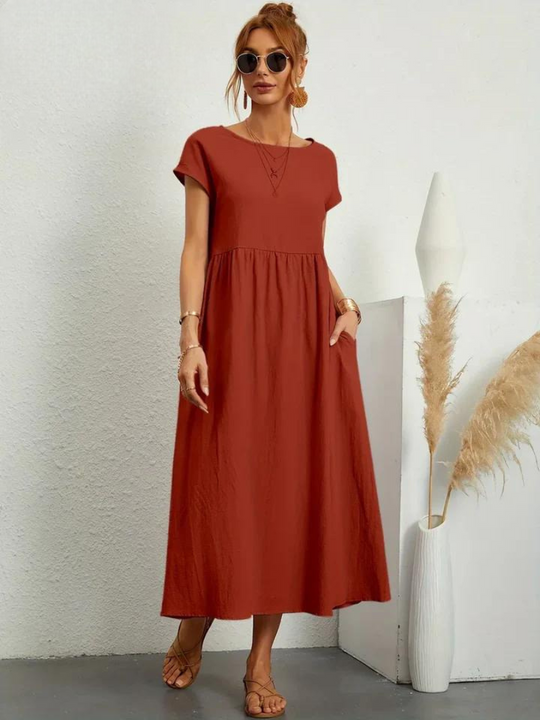 Petra | Luftiges Sommerkleid mit fließendem Design
