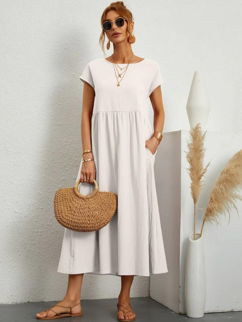 Petra | Luftiges Sommerkleid mit fließendem Design