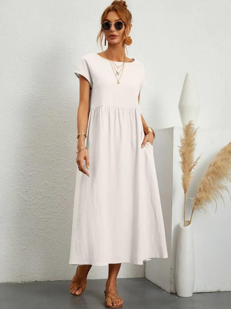 Petra | Luftiges Sommerkleid mit fließendem Design