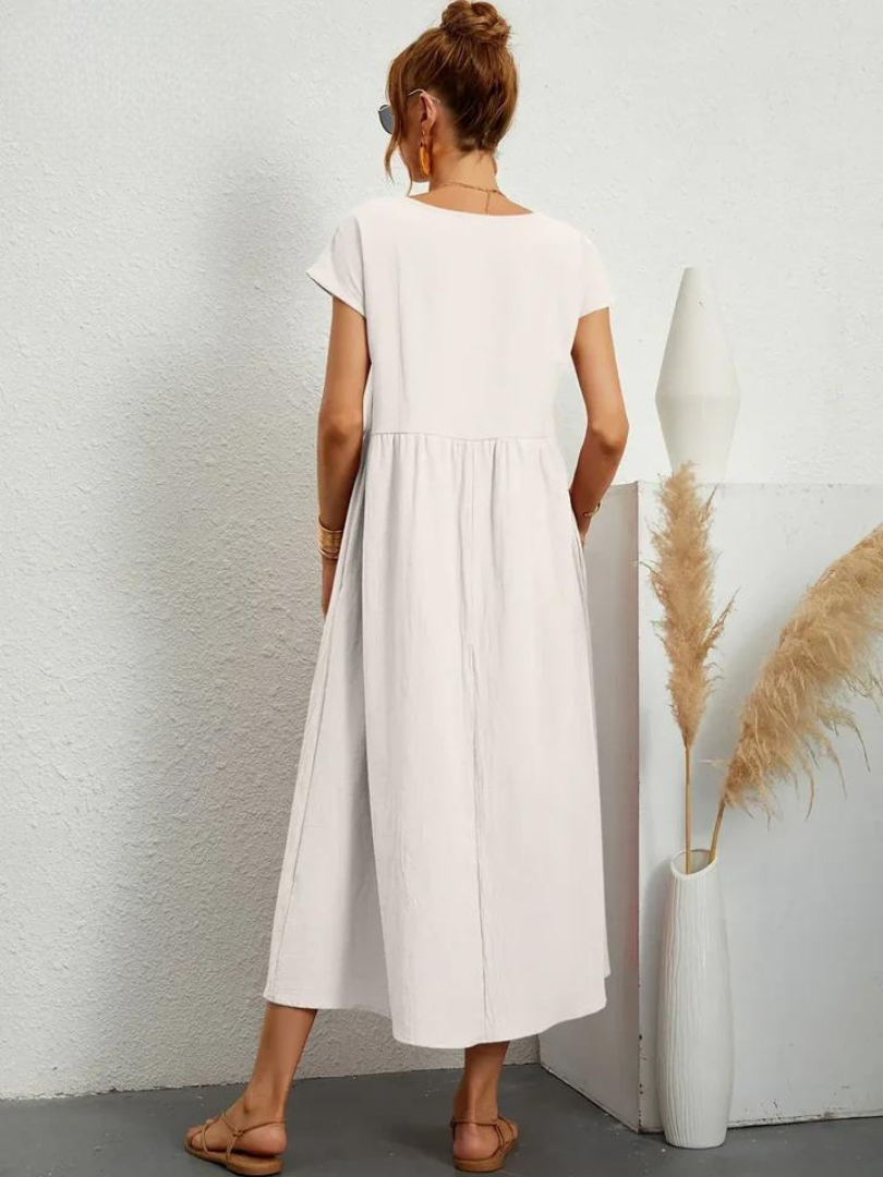 Petra | Luftiges Sommerkleid mit fließendem Design