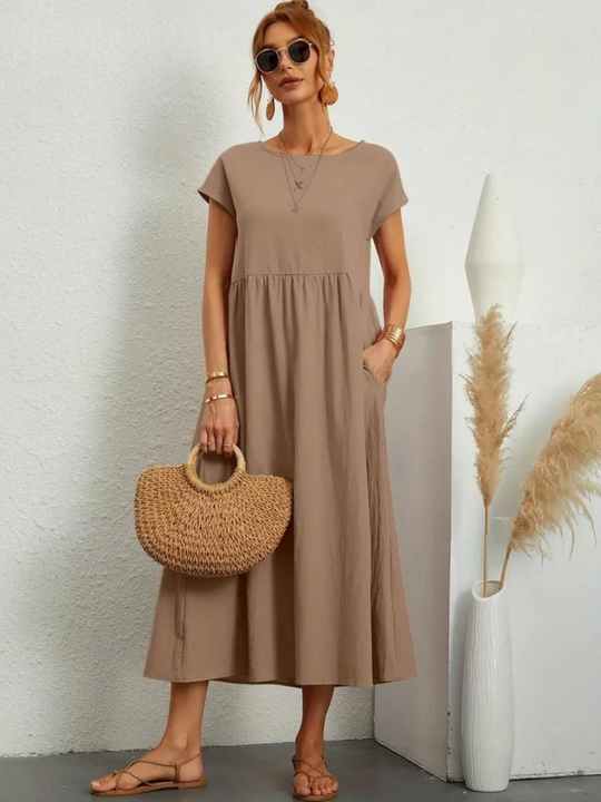 Petra | Luftiges Sommerkleid mit fließendem Design