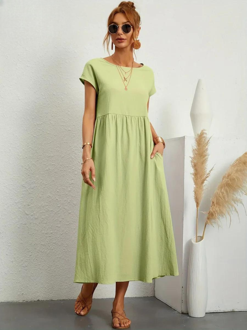 Petra | Luftiges Sommerkleid mit fließendem Design