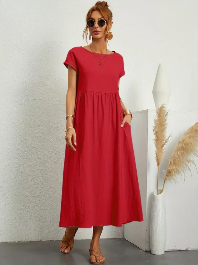 Petra | Luftiges Sommerkleid mit fließendem Design