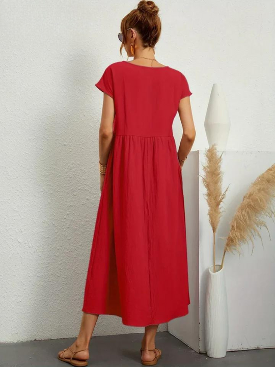 Petra | Luftiges Sommerkleid mit fließendem Design