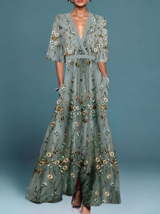 Marisa | Elegantes Blumen-Kleid für einen raffinierten Look