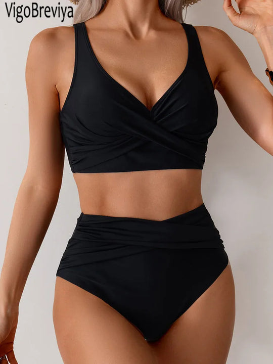 Renate | Sexy Bikini-Set mit hohem Bund