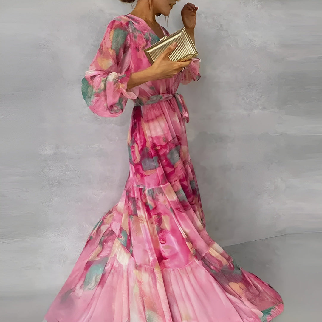 Maria | Fließendes Sommerkleid mit verstellbarer Taille