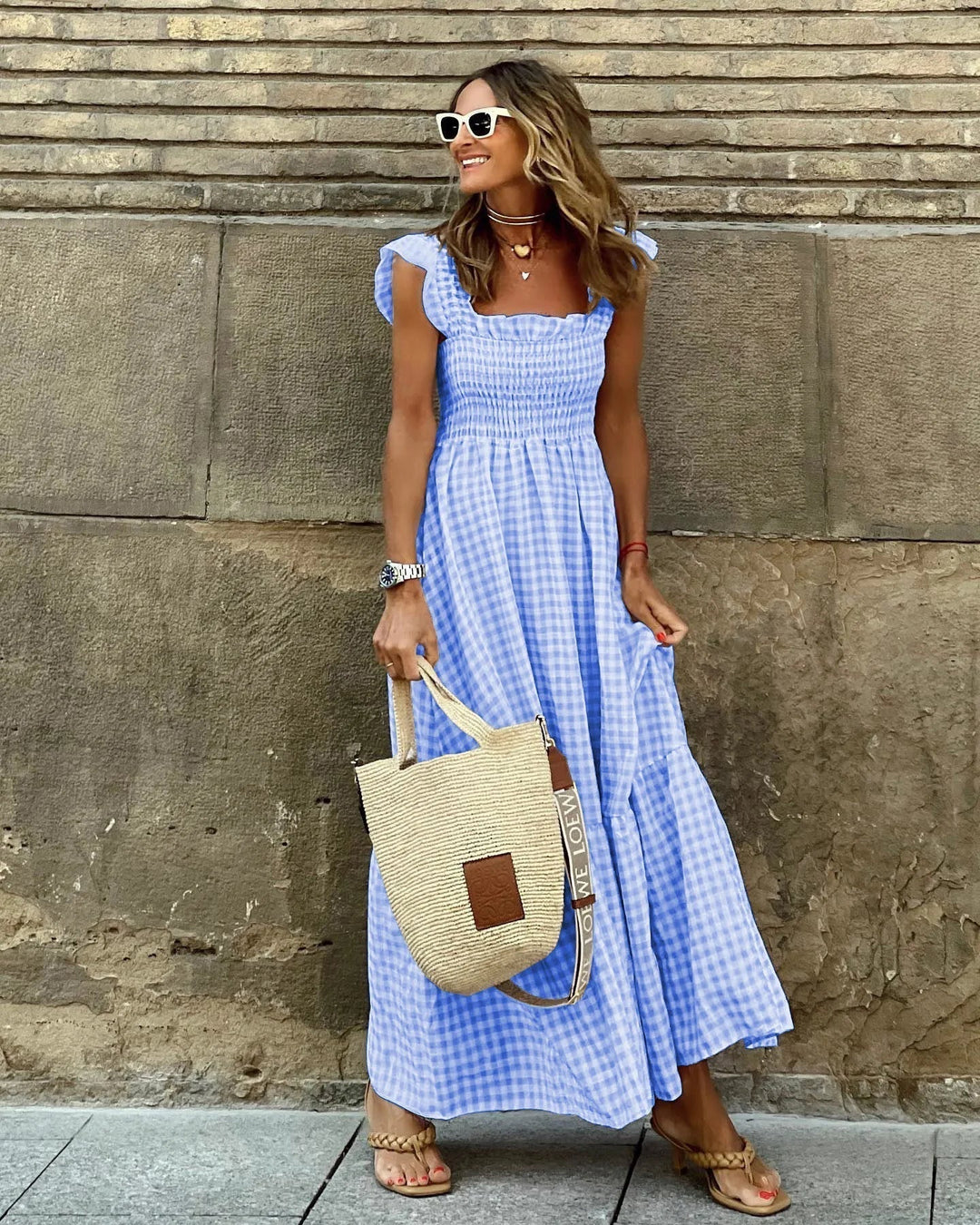 Elke | Feminines Sommerkleid mit leichter Passform