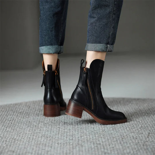 Sophie | Premium Leder Stiefeletten