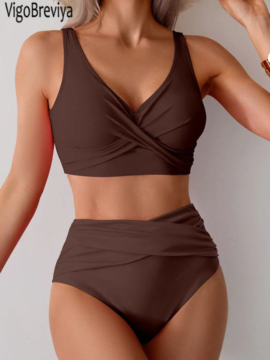 Renate | Sexy Bikini-Set mit hohem Bund