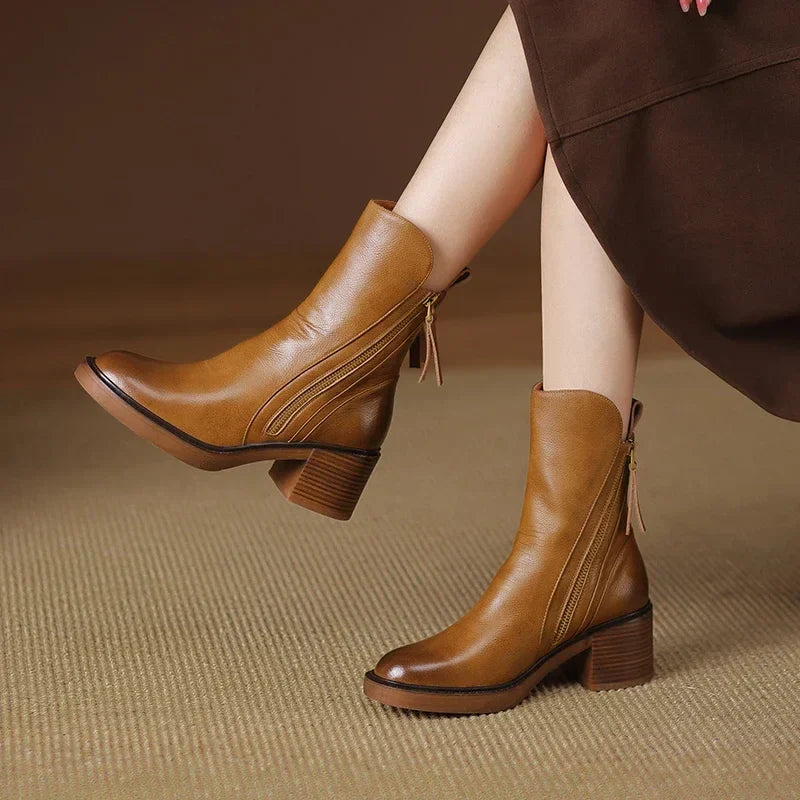 Sophie | Premium Leder Stiefeletten