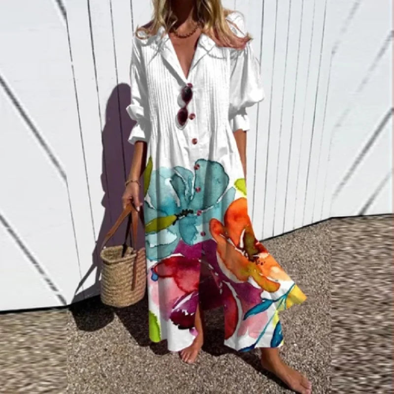 Yvonne | Boho-Kleid mit fließender Silhouette und romantischem Flair