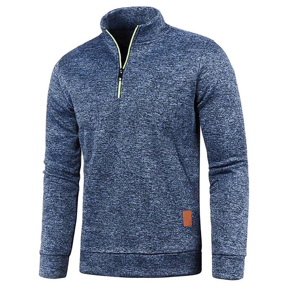 Lucas | Sweatshirt mit halbem Reißverschluss | 1+1 GRATIS