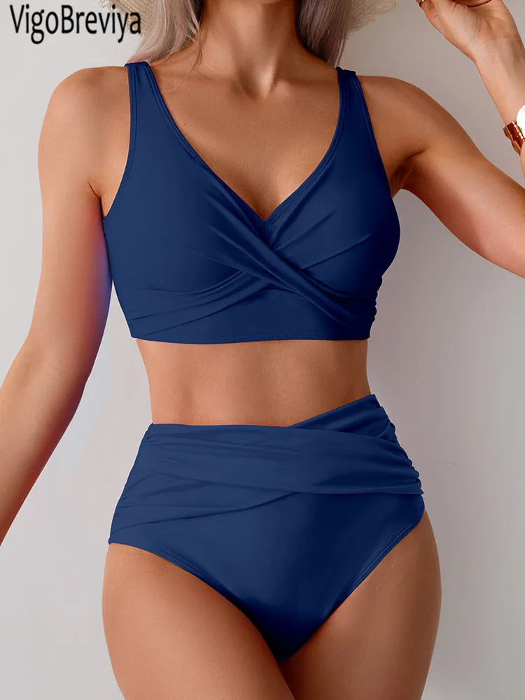 Renate | Sexy Bikini-Set mit hohem Bund