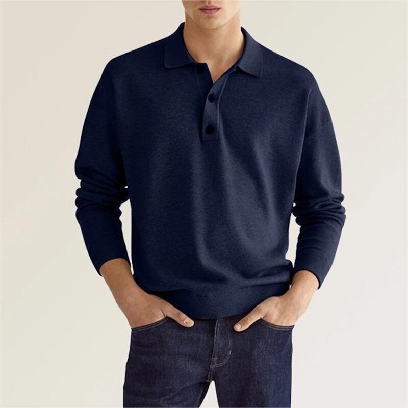 Romain | Elegantes Polo mit langen Ärmeln