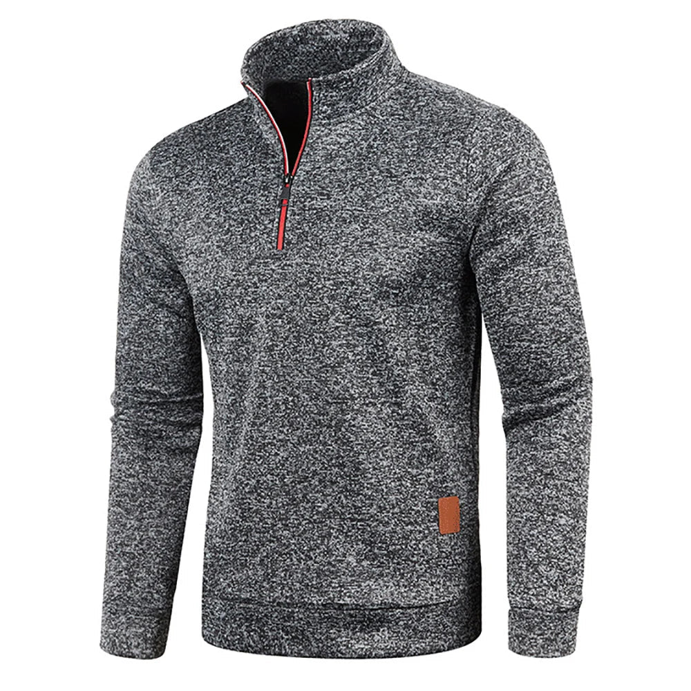 Lucas | Sweatshirt mit halbem Reißverschluss | 1+1 GRATIS