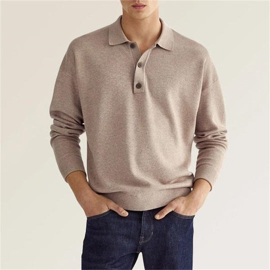 Romain | Elegantes Polo mit langen Ärmeln