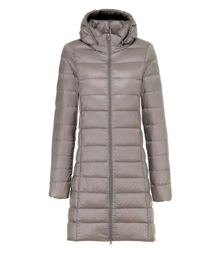Sheila | Stylische ultraleichte lange Jacke