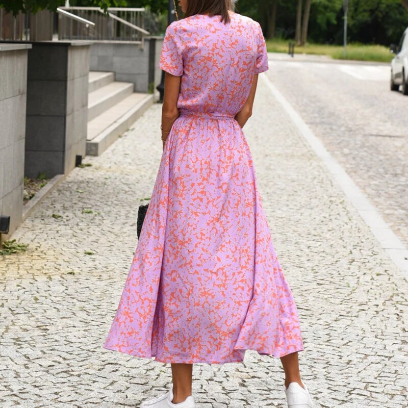 Luisa | Blumenprint-Sommerkleid mit femininer Ausstrahlung