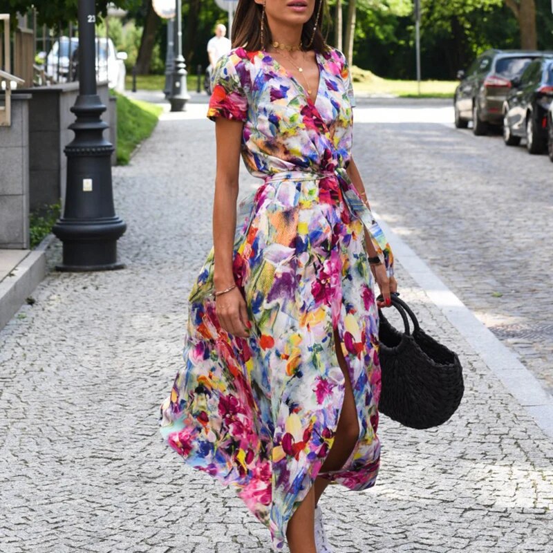 Luisa | Blumenprint-Sommerkleid mit femininer Ausstrahlung