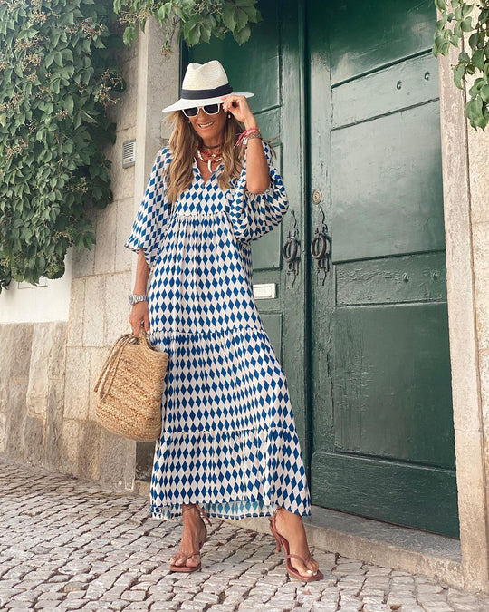 Julia | Fließendes Boho-Maxikleid mit femininer Eleganz