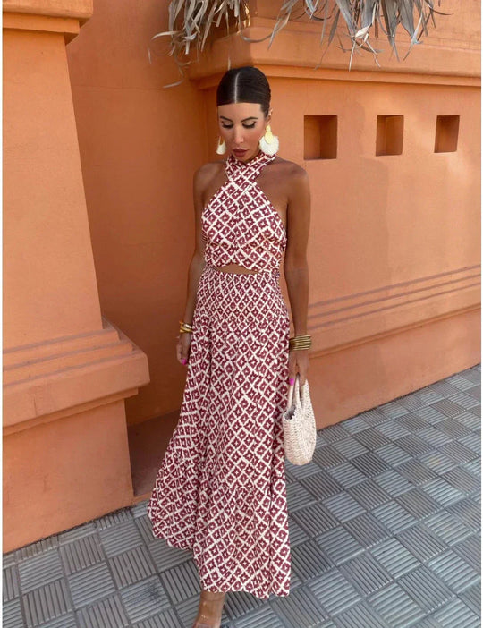 Ilona | Schulterfreies Kleid mit eleganter Raffung