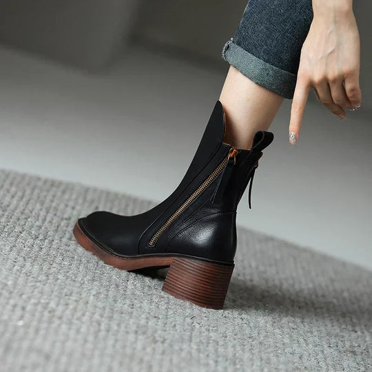 Sophie | Premium Leder Stiefeletten