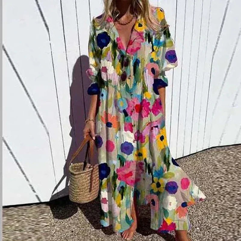 Yvonne | Boho-Kleid mit fließender Silhouette und romantischem Flair