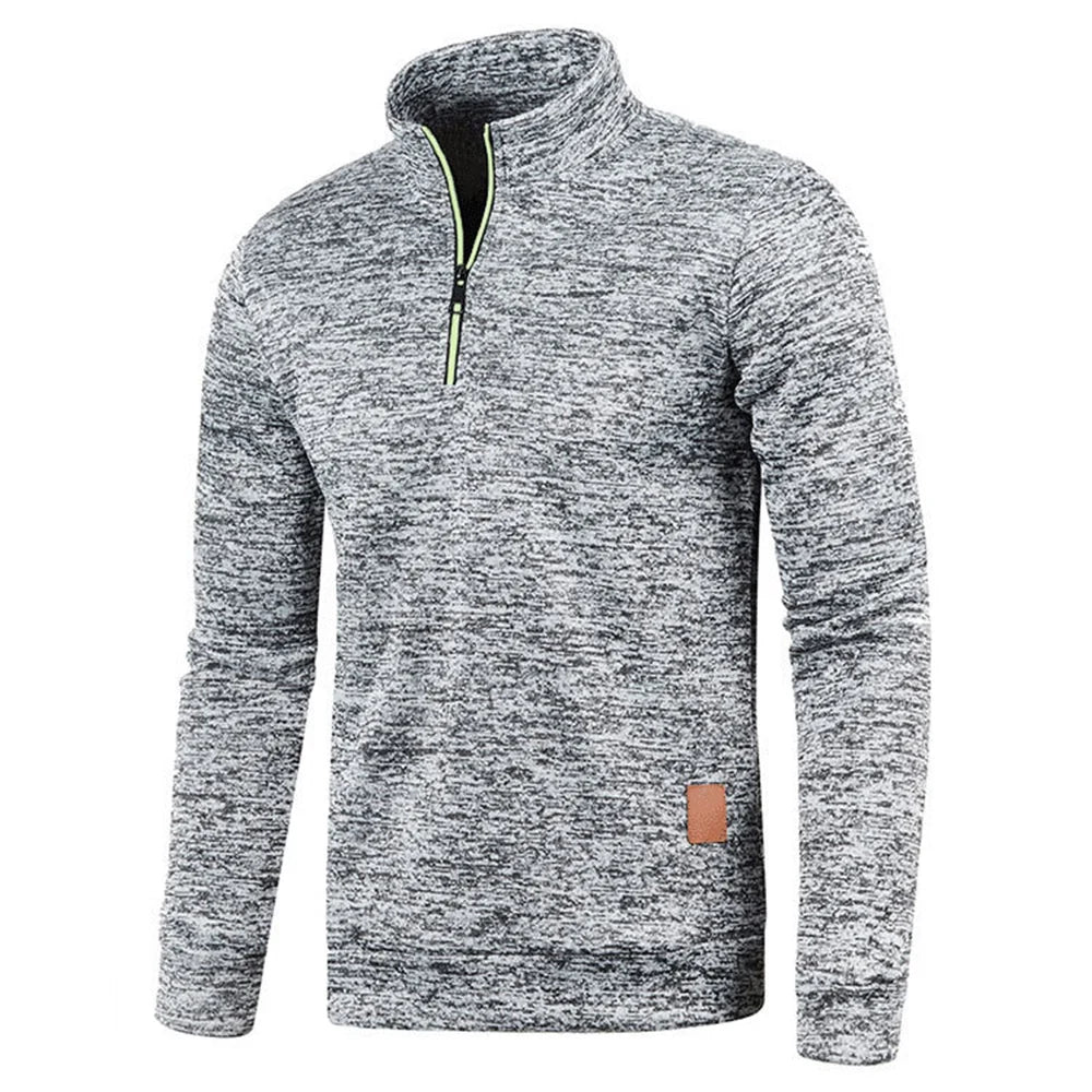 Lucas | Sweatshirt mit halbem Reißverschluss | 1+1 GRATIS