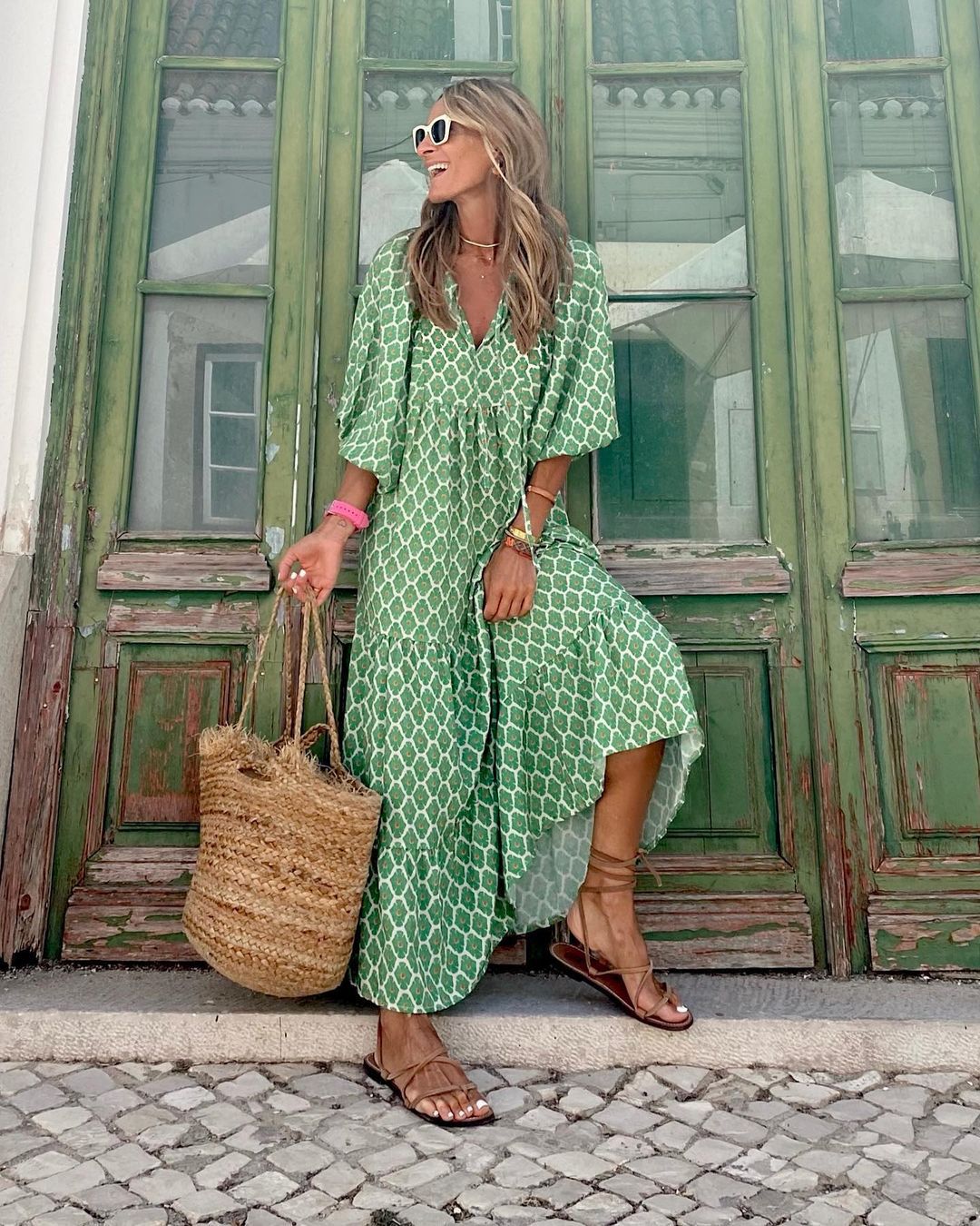 Julia | Fließendes Boho-Maxikleid mit femininer Eleganz