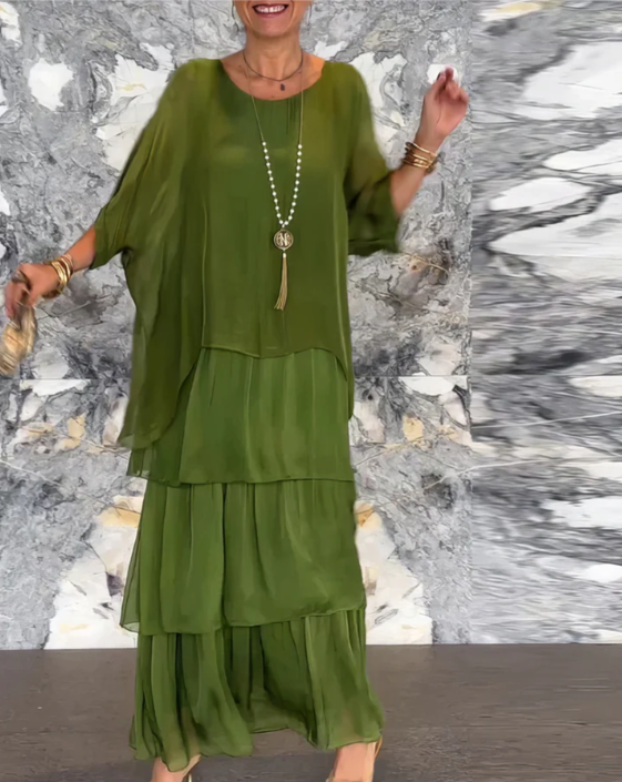 Solea | Langes, fließendes Kleid für einen eleganten Look