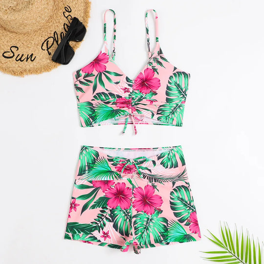 Petra | Femininer Bikini mit floralem Print