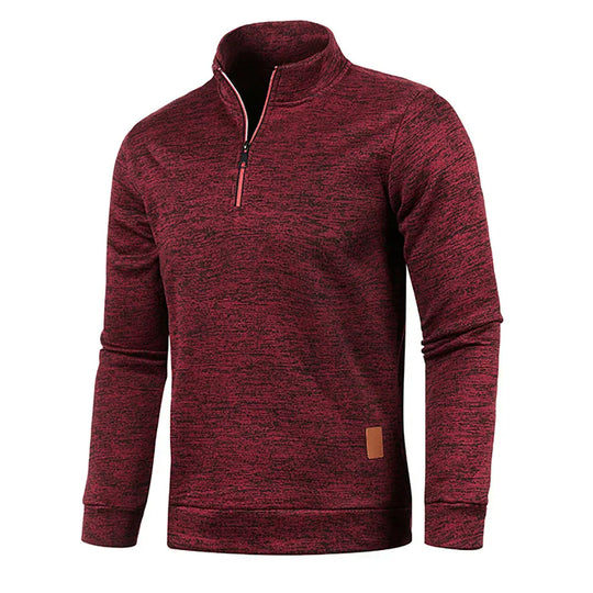 Lucas | Sweatshirt mit halbem Reißverschluss | 1+1 GRATIS