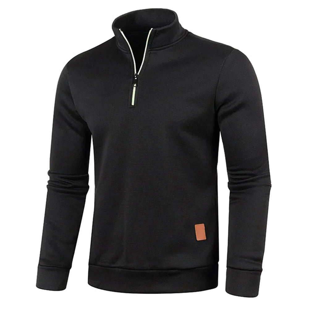 Lucas | Sweatshirt mit halbem Reißverschluss | 1+1 GRATIS