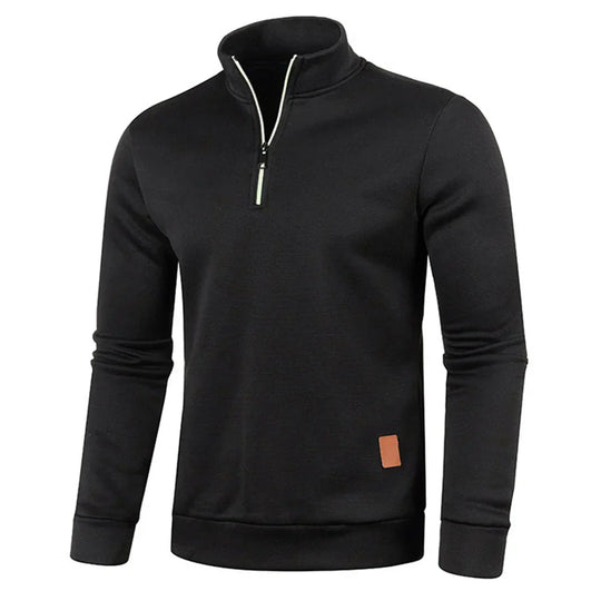 Lucas | Sweatshirt mit halbem Reißverschluss | 1+1 GRATIS