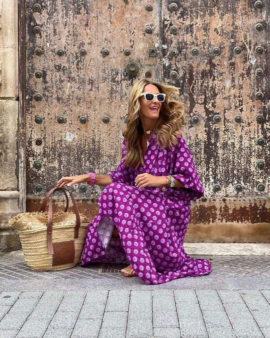 Julia | Fließendes Boho-Maxikleid mit femininer Eleganz