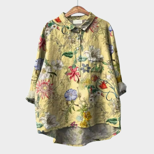 Helga | Bluse mit floraler Leichtigkeit und weitem Schnitt