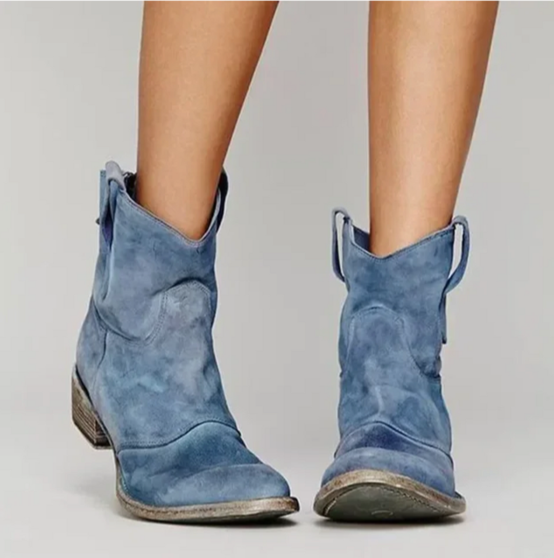Roselle | Elegante Wildleder-Westernstiefel für einen stilvollen Look