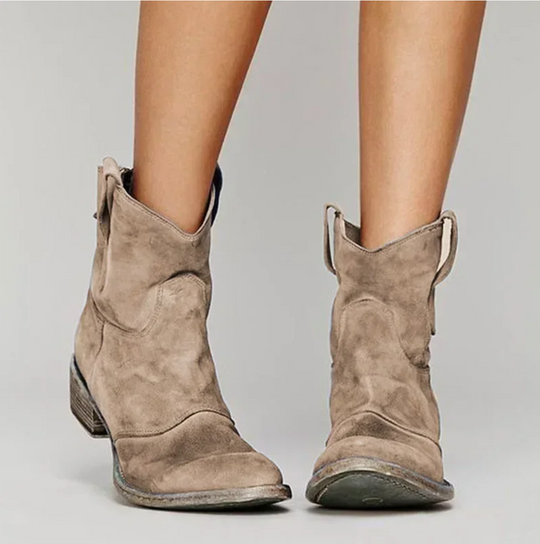 Roselle | Elegante Wildleder-Westernstiefel für einen stilvollen Look