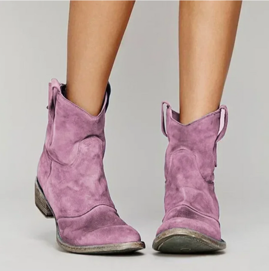 Roselle | Elegante Wildleder-Westernstiefel für einen stilvollen Look
