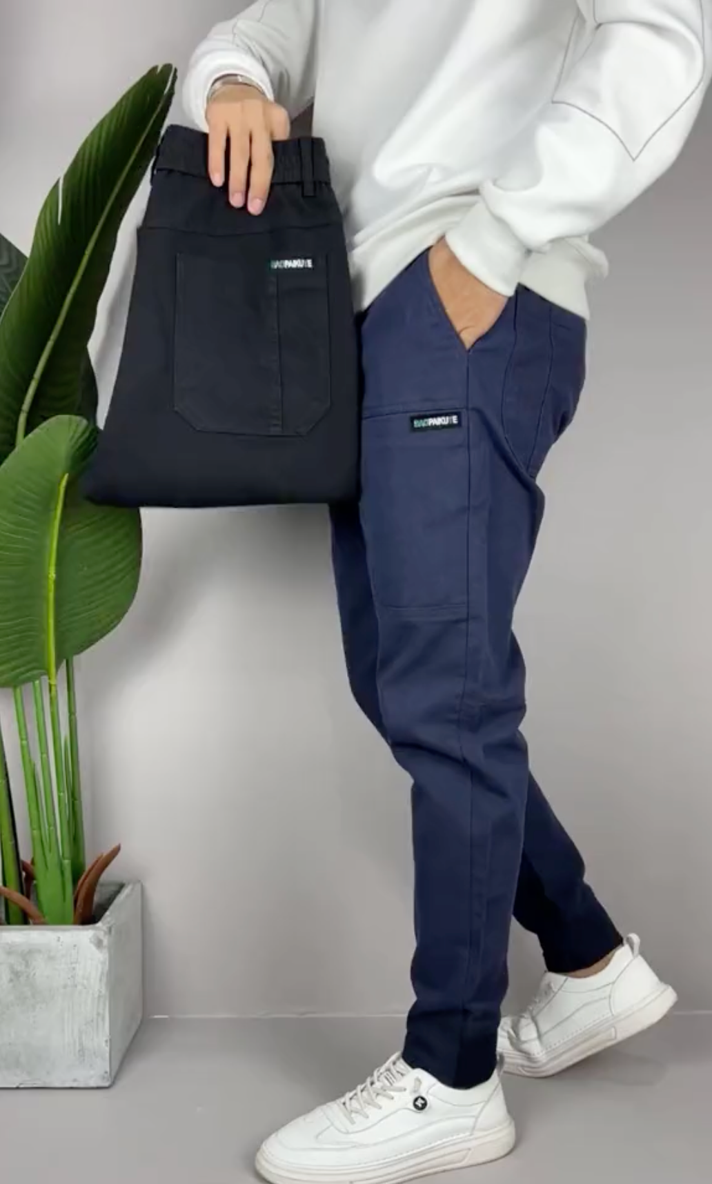 Thomas | Premium Stretch Cargohosen | 1+1 GRATIS